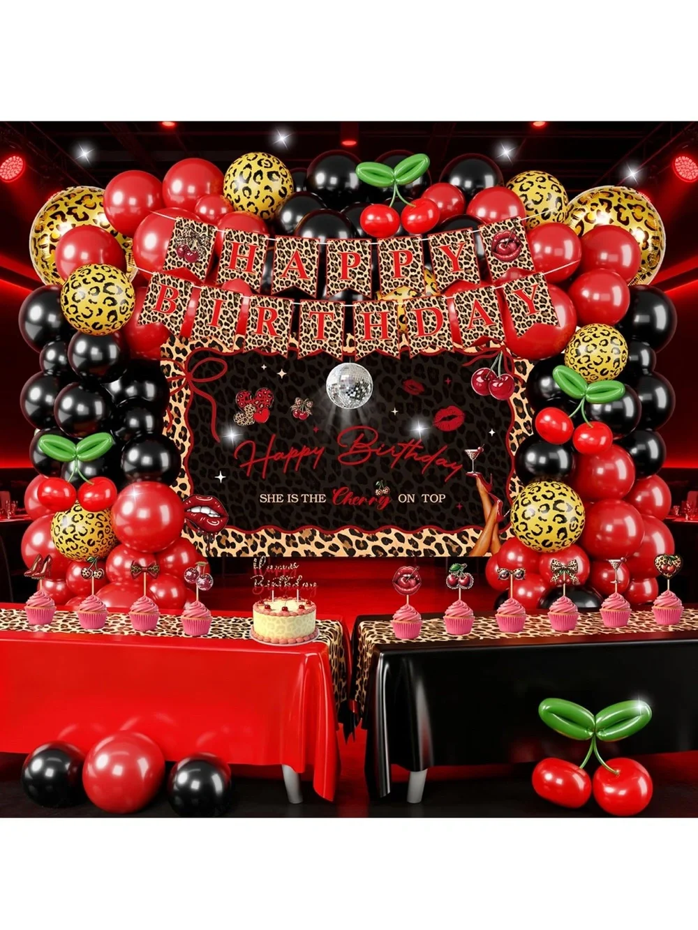 Cheetah Birthday Banner
